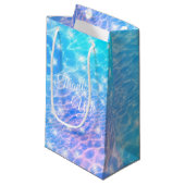 Pool Beach party van waterpartij zomerfeest Klein Cadeauzakje (Voorkant Gekanteld)