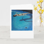 Pool beroemd gemaakt door Trina Chow Kaart (Gele Bloem)