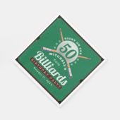 Pool Biljart 50ste verjaardagsfeestje Servet (Hoek)