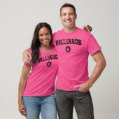 Pool biljart Billard speler T-shirt (Unisex)