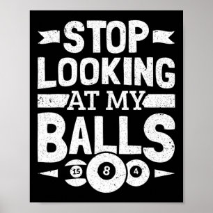 Pool biljart outfit voor pool speler biljart spele poster