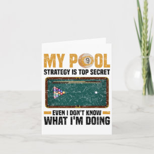 Pool Biljart Snooker Cue Speler 12 Kaart