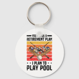 Pool Biljart Snooker Cue Speler 7 Sleutelhanger