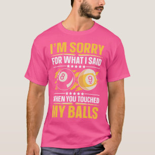 Pool Biljart Team 8 Ball Pool Speler Biljart T-shirt