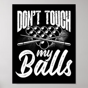 Pool biljartspeler Snooker Cue 8 LL Expert 1 Poster