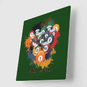 Pool Billiard Balls Wall klok (Hoek)