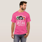 Pool Billiard Billard Pool Break Rack T-shirt (Voorkant volledig)