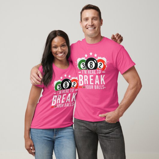 Pool Billiard Billard Pool Break Rack T-shirt (Unisex)
