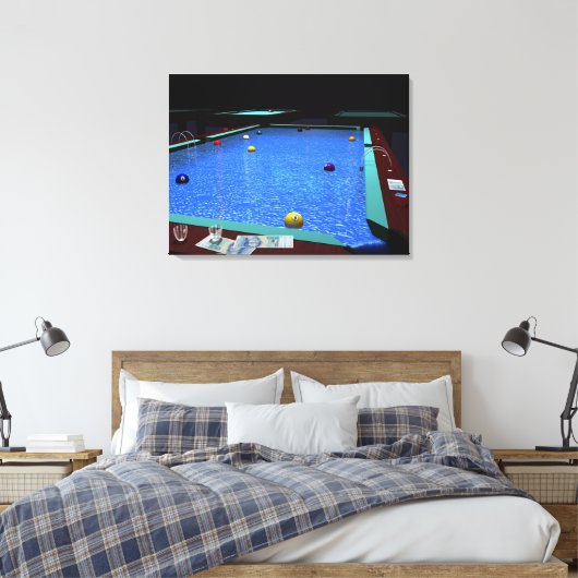 Pool Billiard Canvas Afdruk (Insitu (Slaapkamer))