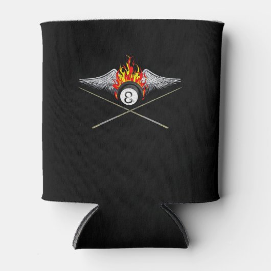 Pool Billiard Player Blikjeskoeler (Voorkant)