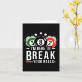 Pool Billiard Shirt - Billard Pool Break Kaart (Gele Bloem)