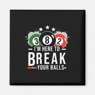 Pool Billiard Shirt - Billard Pool Break Magneet