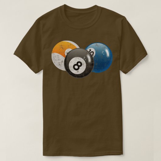pool Billiard T-shirt (Design voorkant)