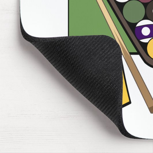 Pool/Billiards #1 Papa Vaderdag Cadeaus Muismat (Hoek)