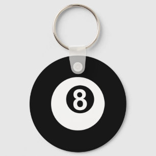 Pool Billiards American Flag Gift Sleutelhanger
