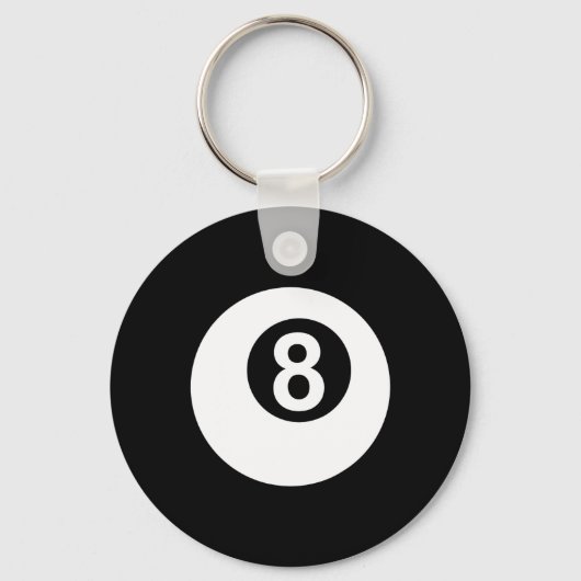 Pool Billiards American Flag Gift Sleutelhanger (Voorkant)