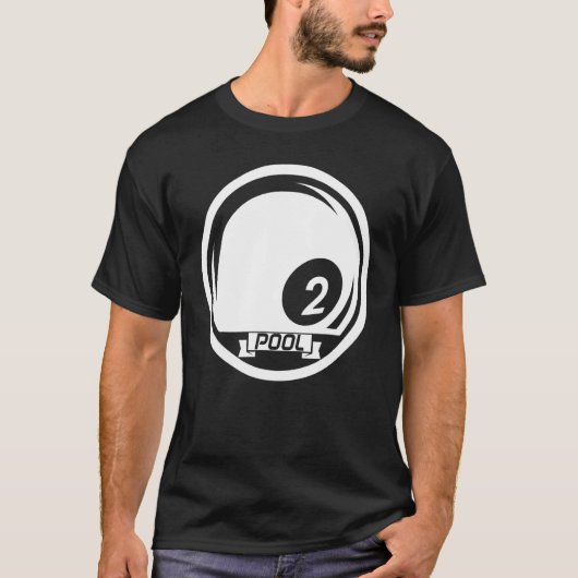 Pool Billiards Ball Billiard Cue Sports Snooker T-shirt (Voorkant)