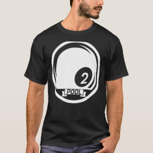 Pool Billiards Ball Billiard Cue SportSnooker T-shirt