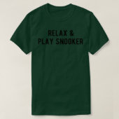 POOL BILLIARDS Compleet spelen Snooker T-shirt (Design voorkant)