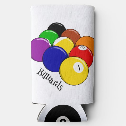 Pool Billiards Design Seltzer Koelbox Seltzer Blikjeskoeler (Achterkant)