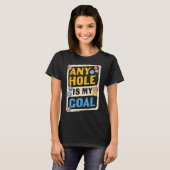 Pool Billiards elke slang is mijn doel T-shirt (Voorkant volledig)