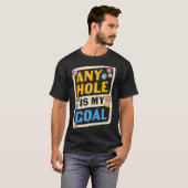 Pool Billiards elke slang is mijn doel T-shirt (Voorkant volledig)