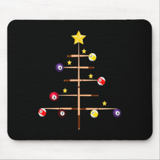 Pool Billiards Ll Cue Sports Christmas Tree  Muismat