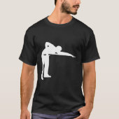 Pool Billiards Player T-shirt (Voorkant)