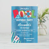 Pool Birthday Party (Staand voorkant)