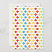 Pool Birthday Party Boy Invitation Kaart (Achterkant)