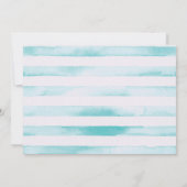 Pool Birthday Party Kaart (Achterkant)