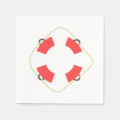 Pool Birthday Party Paper Napkins Servet (Voorkant)