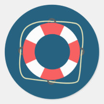 Pool Birthday Party Stickers