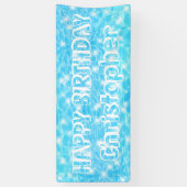 Pool Birthday party Swimming Pool Water ripples Spandoek (Verticaal)