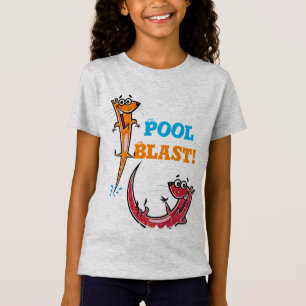 Pool Blast Party Swimming Otters T-shirt