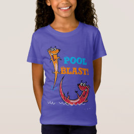 Pool Blast Party Swimming Otters T-shirt