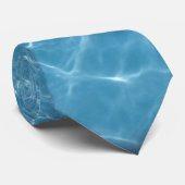 Pool Blue Stropdas (Opgerold)