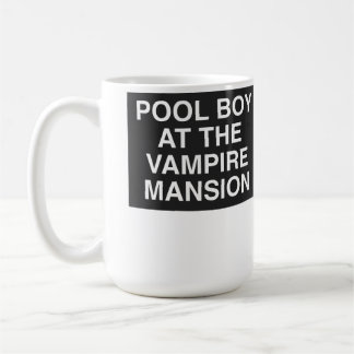 Pool Boy At The Vampire Mansion Koffiemok