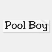 Pool Boy Bumpersticker (Voorkant)