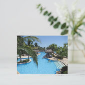 pool briefkaart (Staand voorkant)