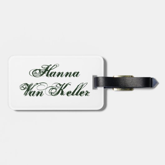 Pool Chick Bagagelabel (Achterkant horizontaal)