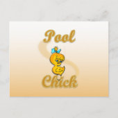 Pool Chick Briefkaart (Voorkant)