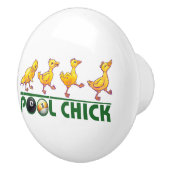 Pool Chick Keramische Knop (Rechts)