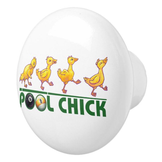 Pool Chick Keramische Knop (Rechts)