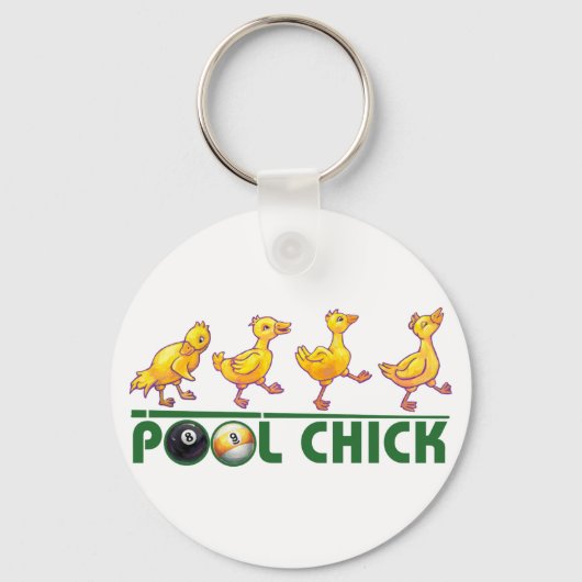 Pool Chick Sleutelhanger (Voorkant)