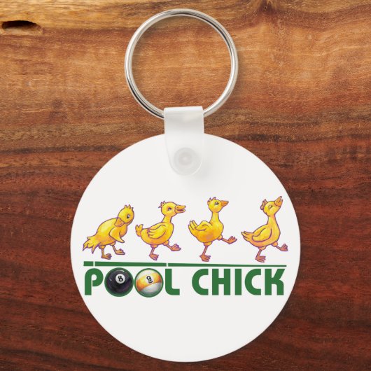 Pool Chick Sleutelhanger (Voorkant)