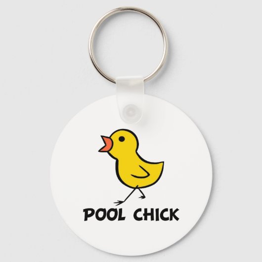 Pool Chick Sleutelhanger (Voorkant)
