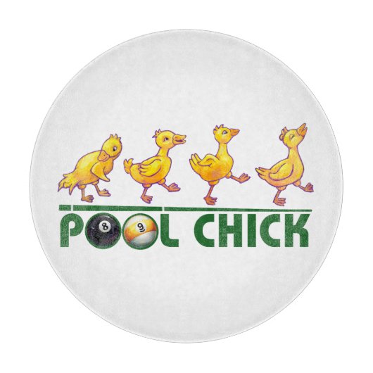 Pool Chick Snijplank (Voorkant)