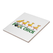 Pool Chick Tegeltje (Zijkant)