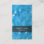 Pool Cleaner Clear Blue Water Visitekaartje (Voorkant)